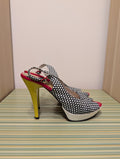 Buty na obcasie Massimo Pol grochy 36 - bok