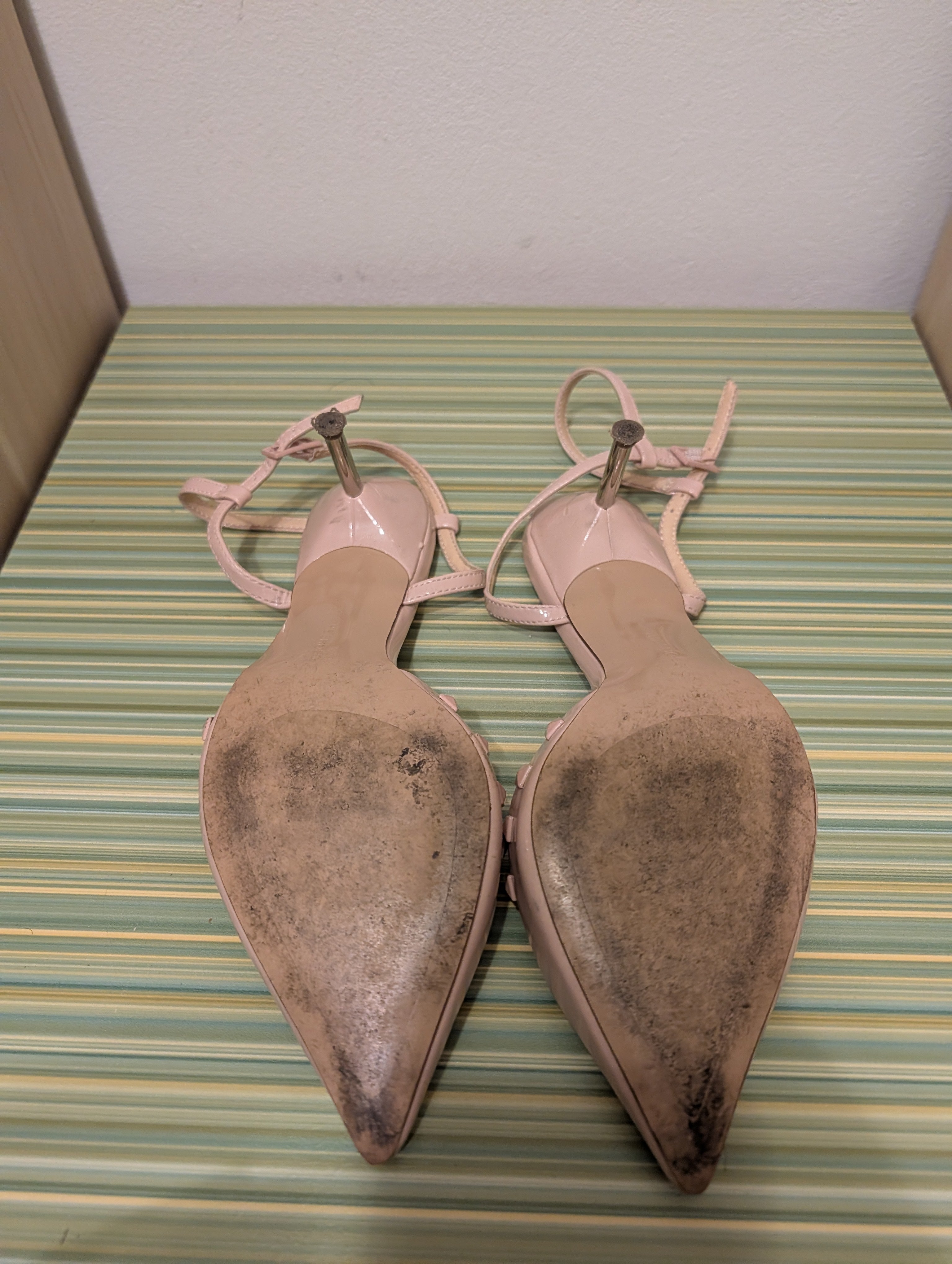 Szpilki The Shoes pudrowe 37 - podeszwa kremowa stan