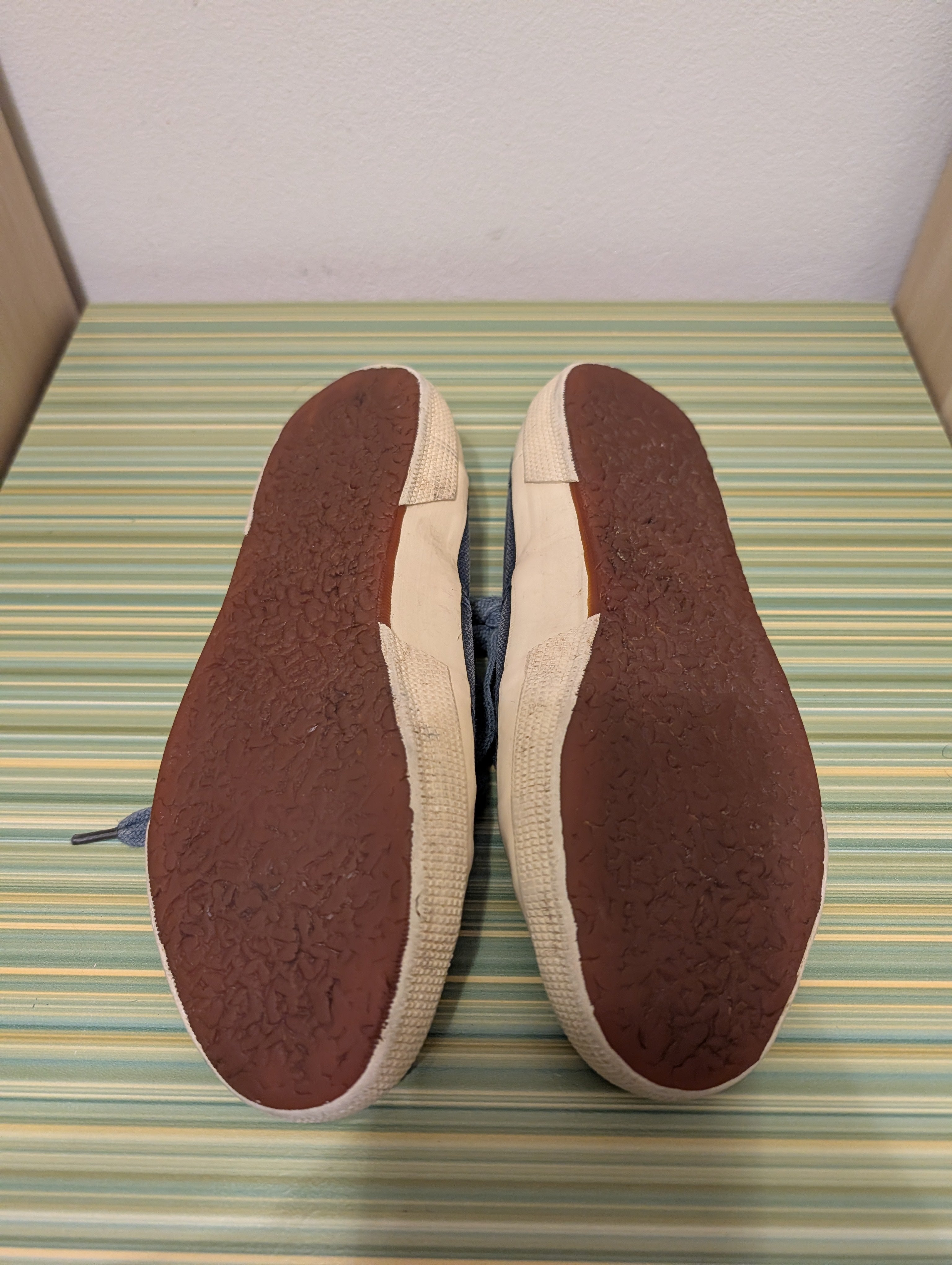 Tenisowki Superga granatowe 38 - podeszwa brazowa bieznik