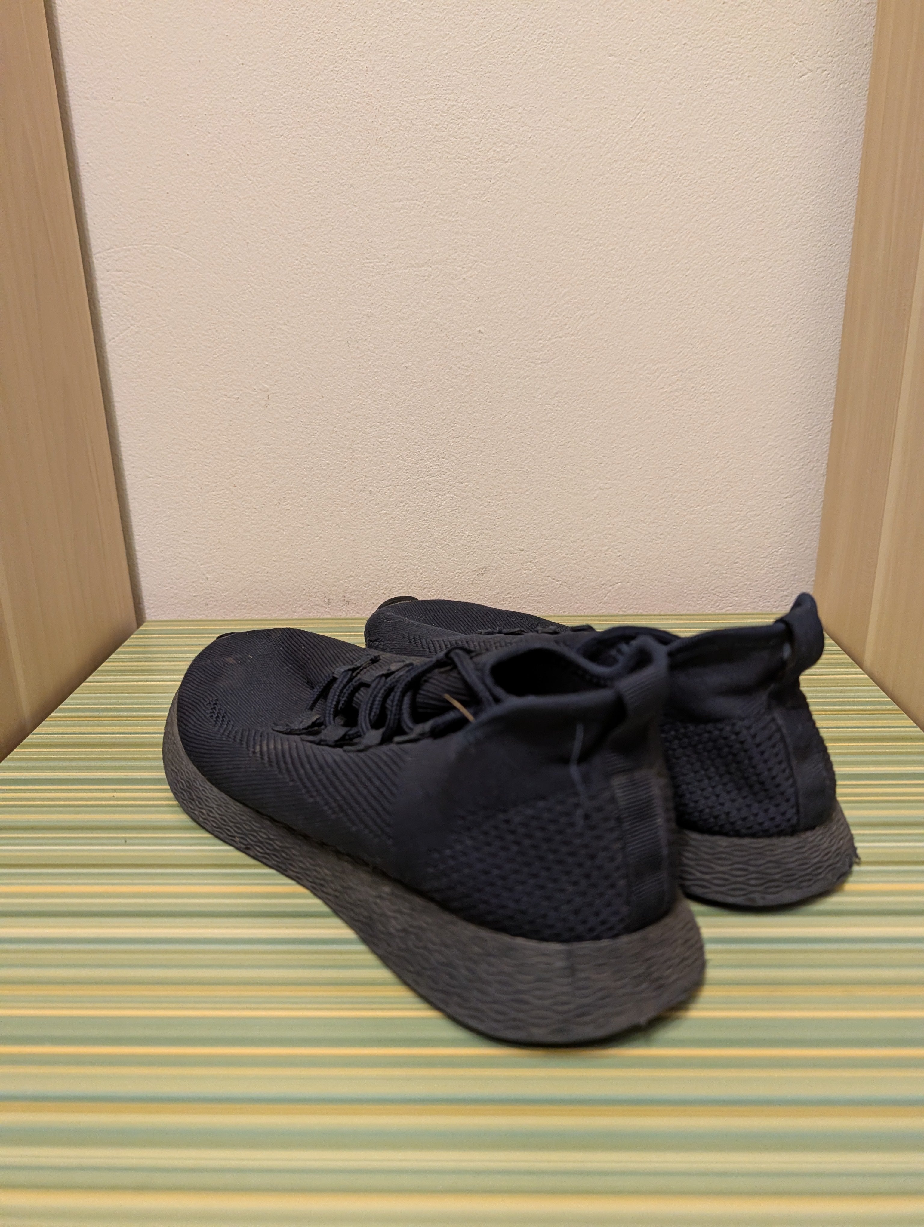 Sneakersy all-black knit 39 - tyl para pieta podeszwa